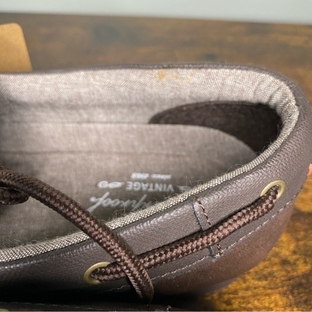 Weatherproof Vintage Men's Benny Boat Shoes‎ Dark Brown 11M New - Picture 6 of 6